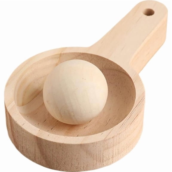 Wooden Dumpling Press Tool, Round Wooden Dough Press, for Uniform Wrappers Dumpling Mould, Handheld Pressing Gadget, Multipurpose Traditional Dough Mold for Pie Bun Pastries Dessert Cooking