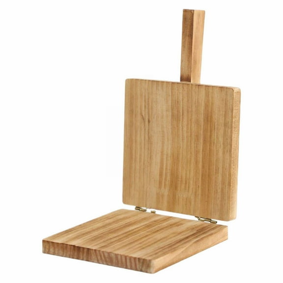 Wooden Dumpling Press & Tortilla Maker - For Home Kitchen Use, Restaurant Quality Results & Traditional Cooking Efficiency