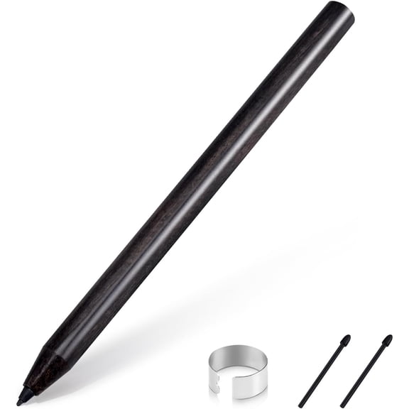 Wooden EMR Stylus for Remarkable 2 Pen,Replacement Pen for Remarkable 2 Tablet, Digital Pens with 4096 Pressure Level, Palm Rejection Compatible with Remarkable Devices & Replacement 2 Tips