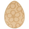 thumbnail image 1 of Wooden Eggs for Easter Crafts, Floral, 10-Inch, 1/8 Inch Thick Wood Cutouts, Pack of 3 for Basket Stuffers, by Woodpeckers, 1 of 5