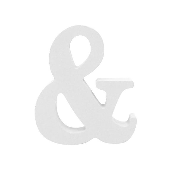 Wooden English Alphanumeric Ornaments Wooden Crafts DIY Letter Creativity 3.2 Inch Wooden Letter Wall Decoration