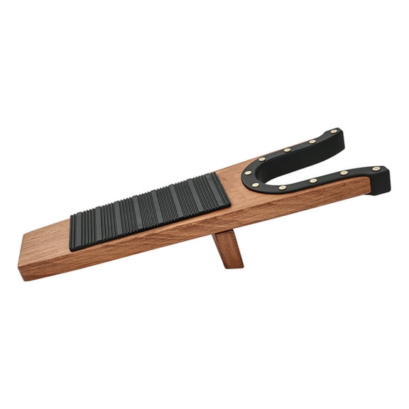 Wooden Equestrianism Boot Puller Shoe Horn Ergonomic Wooden Shoe Remover Tall Riding Boot Puller For Horseback Riders