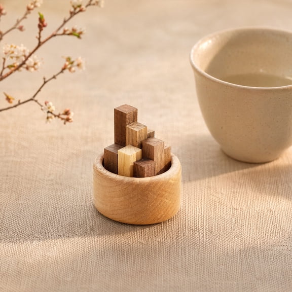 Wooden Essential Oil Diffuser, Beech Wood Diffuser, Aromatherapy Diffuser, Small Round Diffuser for Home Offices Cars Yoga Rooms