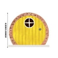 thumbnail image 1 of Wooden Fairy Door Decoration F – Flat Printed Tree Door for Garden Fairy Garden Gnome Home, 1 of 3