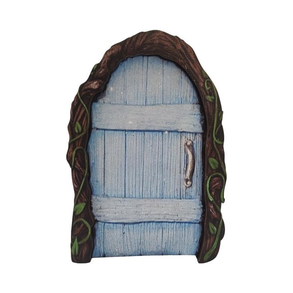 Wooden Fairy Garden Door - Outdoor Fairy Door for Trees, Miniature Garden Accessories, Durable Wood Craft, Versatile Indoor/Outdoor Decor, Creative Home Accent,C,1PCS