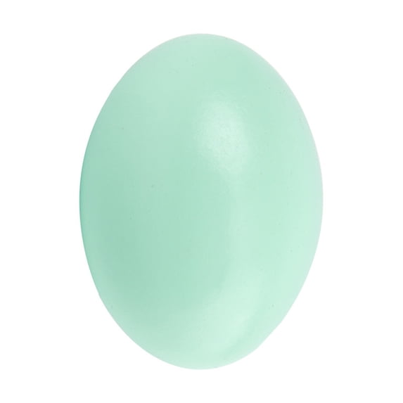 Wooden Fake Eggs Simulation, Usupdd Solid Decorative Eggs 2.3 Inch, Craft Painting Easter Eggs for Hen Nest Party Decor, Green
