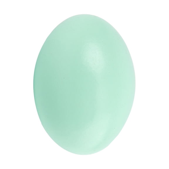 Wooden Fake Eggs Simulation, Usupdd Solid Decorative Eggs 2.3 Inch, Craft Painting Easter Eggs for Hen Nest Party Decor, Green