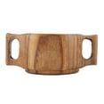 thumbnail image 1 of Wooden Feeding Bowl with Dual Handles for Baby Training Tableware, 1 of 8