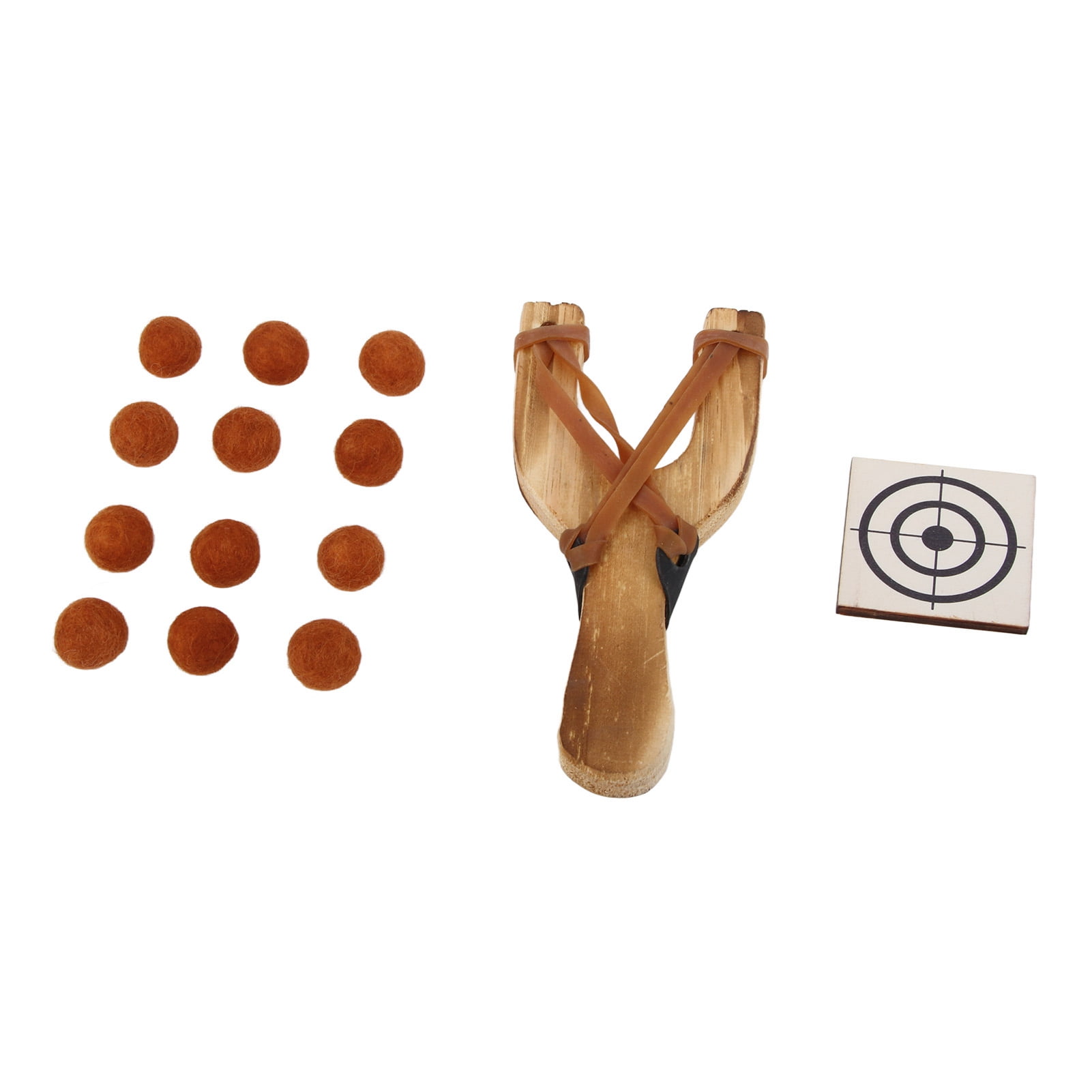 Wooden Felt Slingshot Home for Children Wooden Slingshot with Felt