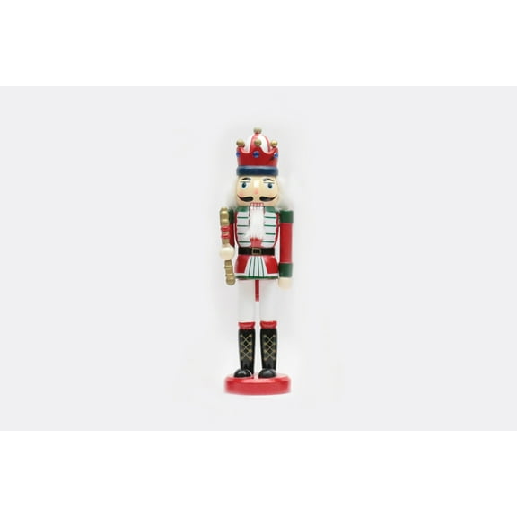 Wooden Festive King Nutcracker Wizardi F07M6-13D