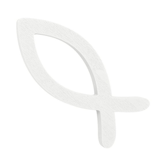 Wooden Fish Table Ornament for Christening and Confirmation Ceremonies Home Desktop Decoration with Traditional Design