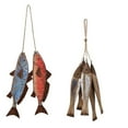 thumbnail image 1 of Wooden Fish Wall Hanging Nautical Ornaments Hand Carved Wood Fish Wall Hanging Sculpture, 1 of 5