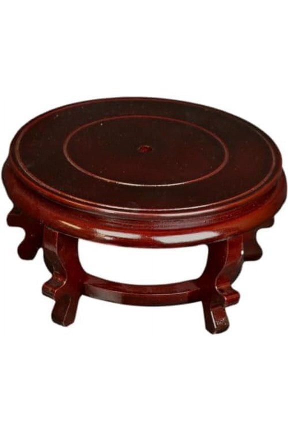 Wooden Fishbowl Display Vase Pot Planter Stand Pot Display Stand (8.5)