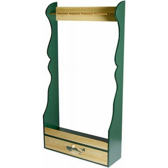 Wooden Fishing Rod Rack