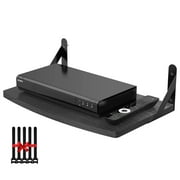 Wooden Floating Shelf, 1 Shelf, Entertainment Center for Projector, PS5, DVD Player, Game Console, Cable Box, 20lbs Capacity