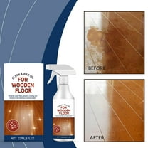 Wooden Floor Polishing Spray - Two-in-one Cleaning And Maintenance Dirt Removal Brightening And Dusts Prevention ,Suitable For Solid Wood Composite Floors(1pcs 237ml)
