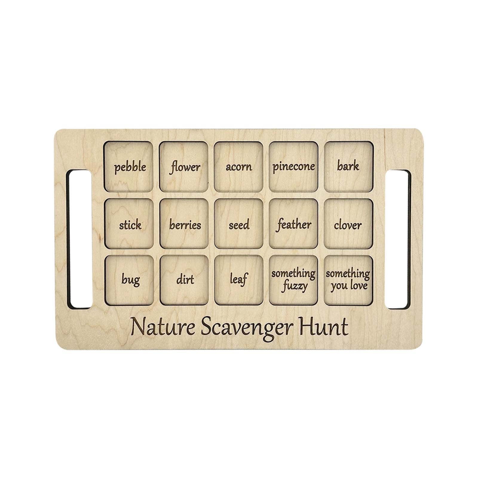 Wooden Flower Rack Children's Outdoor Exploration Of Nature In Spring