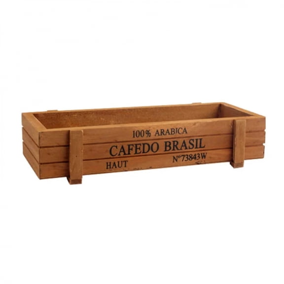 Wooden Flower pot Vintage Natural Garden Flower Planter Succulent Boxes Rectangle Wholesale Horticultural Wood Meat Flower Pot