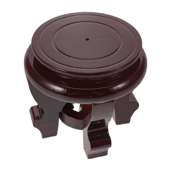 FONDOTIN Planter Display Stand Vase Stands Indoor Wood Brown Homeowners Indoor Garden 1Pack