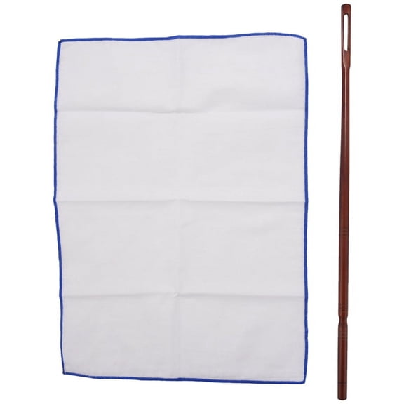 Wooden Flute Cleaning Rod Flute Cleaning Cloth Flute Care Kit Flute Accessories