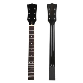 Wooden Folk Guitar Neck Fretboard Replacement Part 22 Frets C-Shape Profile Smooth Surface