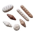 thumbnail image 1 of Wooden Food Dollhouse Miniature Bread Montessori Toys Fake Bread for, 1 of 8