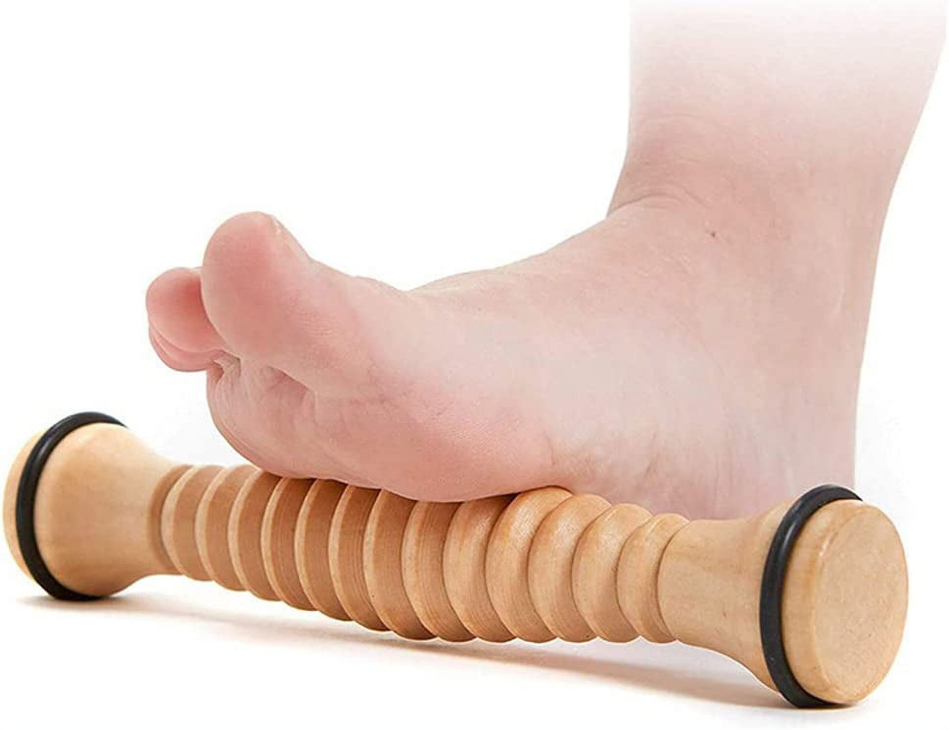 Wooden Foot Roller Foot Massager Roller Acupressure Foot for Relieving