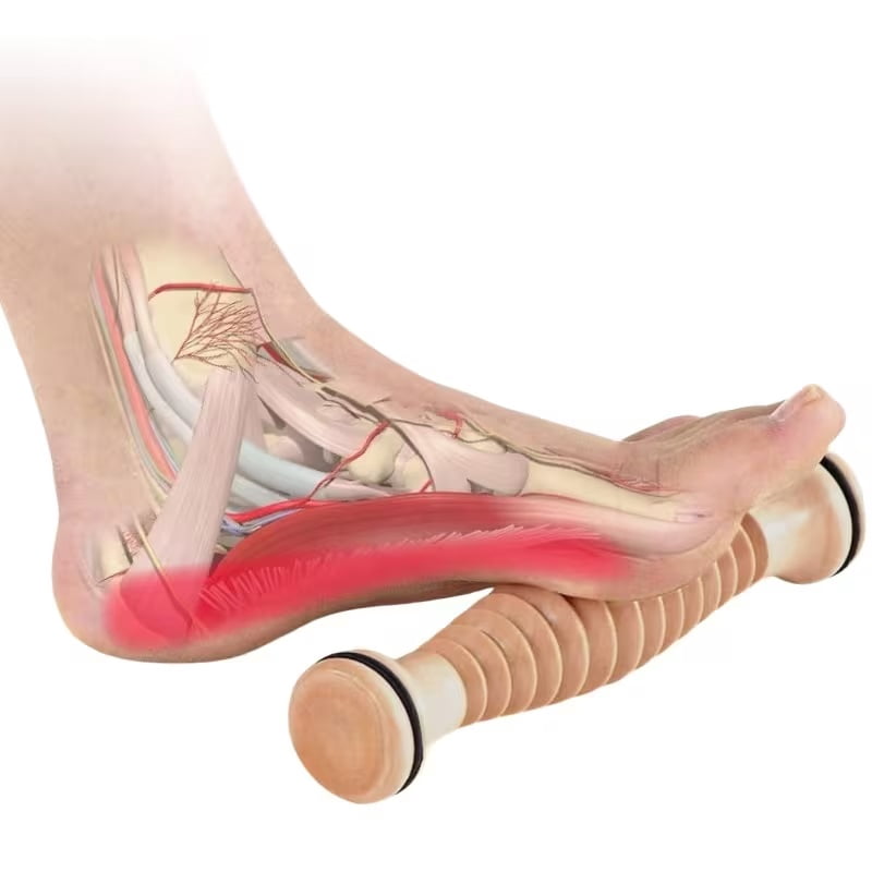 Wooden Foot Roller Massager | Stress Relief | Relax Your Feet | Foot Care | Natural Wood | Home Massage Tools