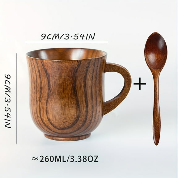 Wooden Fork & Spoon Set (2-Piece) – Versatile Dining Utensils for Salads, Pasta & Casual Meals