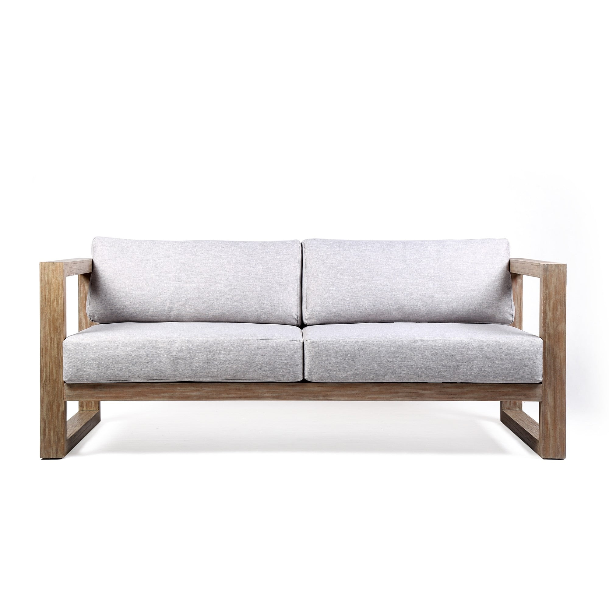 Wooden Frame Outdoor Sofa With Uv
