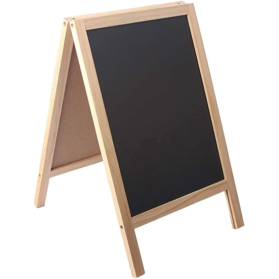 Wooden Freestanding A Frame Non Magnetic Chalkboard And Magnetic Dry wooden-freestanding-a-frame-non-magnetic-chalkboard-and-magnetic-dry