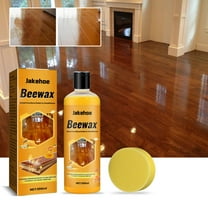Wooden Furniture Floor Beewax Cleaner, Dilute Scratches, Efficient Polishing, Deep Nourishment, Gentle Care, Remove Stains on the Surface of Wooder, Fresh Scent, Free A Scrubbing Sponge