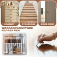 thumbnail image 1 of Wooden Furniture Floor Scratch Repairs Markers & Wax Sticks Set With Touch-Ups & Cover-Ups, 21-Piece Complete Kit Includes 8 Markers 8 Wax Sticks 1 Sharpener, For Wood Floors, 1 of 6