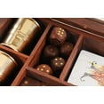 thumbnail image 1 of Wooden Game Set with Brass Goblet, 1 of 5
