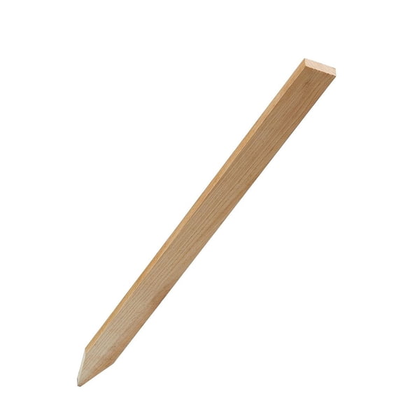 Wooden Garden Stakes, 25 Pcs 36 x 0.5 x1.5 in Survey Grading Stakes, Garden Ground Stake with Sharp Point, Fir Wood Plant Support Stake, Sign Posts for Silt Fence Backyard Boundaries Baselines