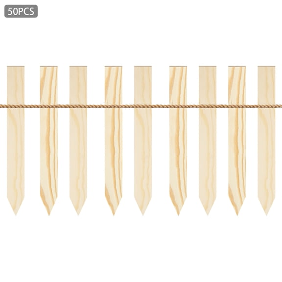 Wooden Garden Stakes, Garden and Sign Posts, Grade and Survey Stakes for Fencing Installations, Measurement Markings, Construction Site Signage (13.78*1.38in)