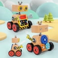 thumbnail image 1 of Wooden Gear Assembly Robot Kit | 5-in-1 Multifunctional Robotics Set | DIY Doodling Car Rope Climbing Walking Models | STEM Science Building | Safe Plywood | Ages 8-12 | 0.3kg | Gift Box, 1 of 9