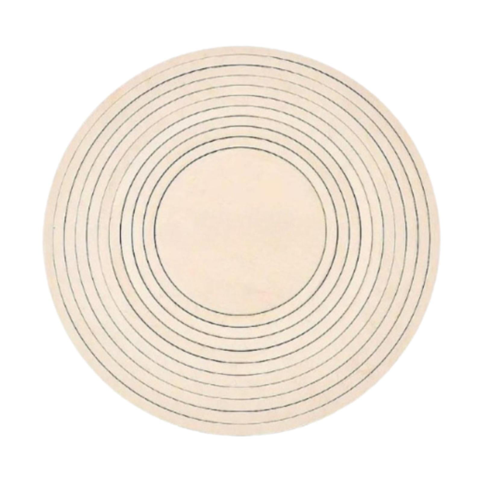 Wooden Geometric Rail Round Pottery Tools Carving Modeling Sculpting Tray Sturdy Wood Material DIY Enthusiasts Beginners
