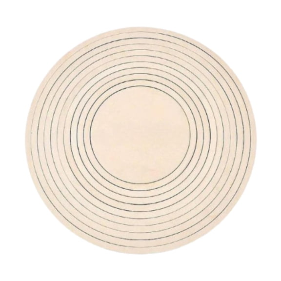 Wooden Geometric Rail Round Pottery Tools Carving Modeling Sculpting Tray Sturdy Wood Material DIY Enthusiasts Beginners