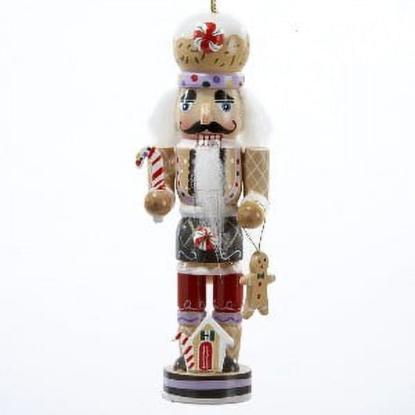 Wooden Gingerbread Nutcracker Ornament