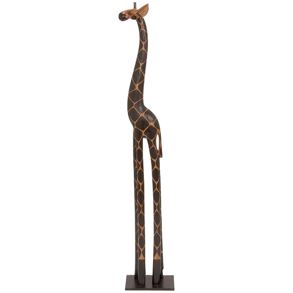 Wooden Giraffe, 40-Inch