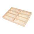 thumbnail image 1 of Wooden Glasses Organizer Display Organizer Grids Multifunctional Tabletop Holder 8 Compartment, 1 of 7