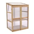 thumbnail image 1 of Wooden Greenhouse 30x22x43 Inch - Portable Garden Plant House with Shelves, 1 of 9