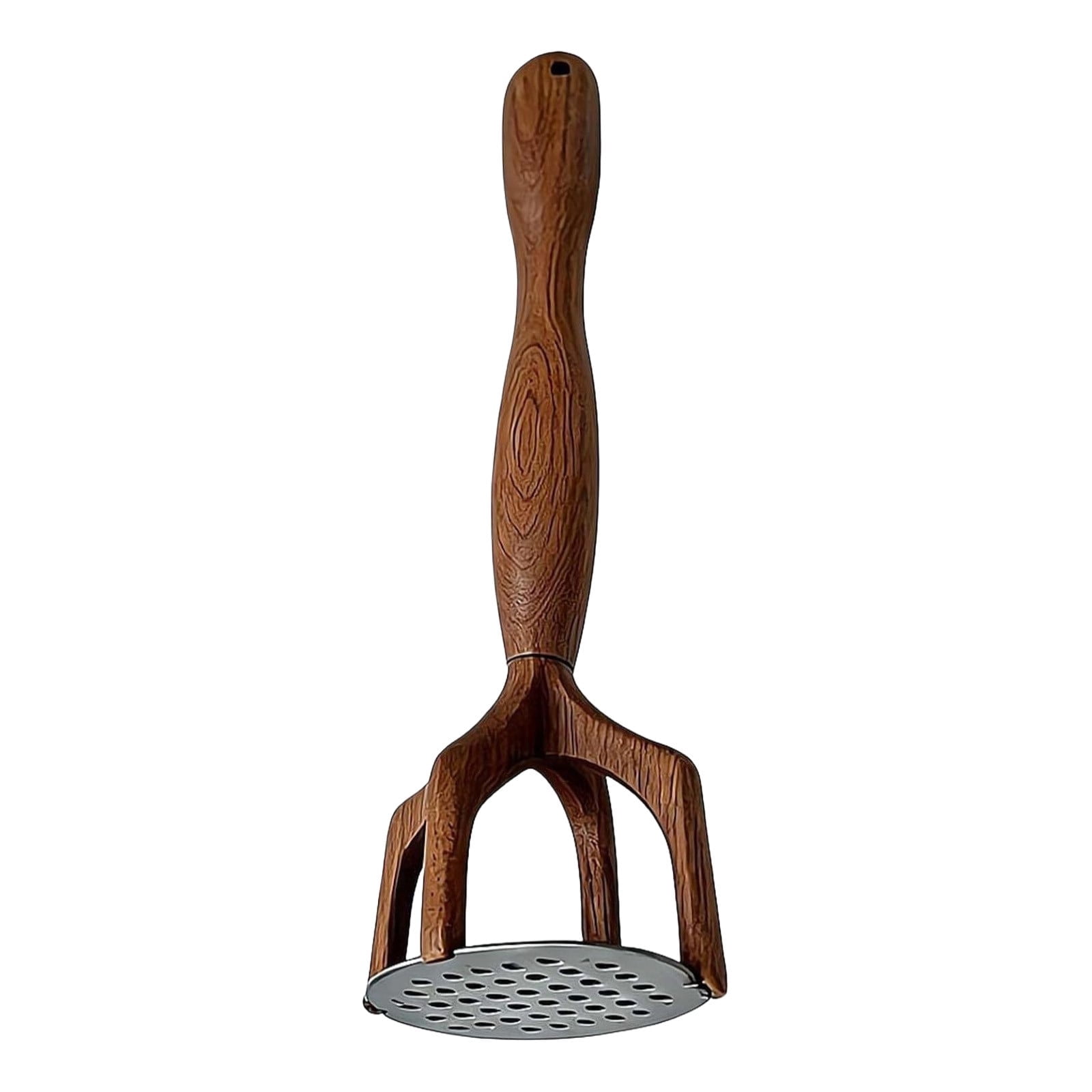 Wooden Ground Beef Masher, Loetky Multi-Functional Kitchen Meat Pounder ...