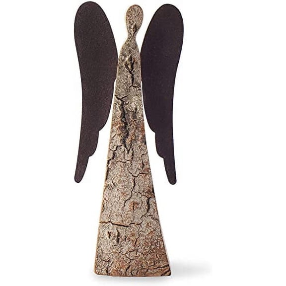 Wooden Guardian Angel Figurines for Love - Rustic Angel Gift - Christmas Angel Decor - Small