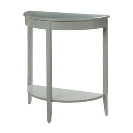 Home Decor Collection Carolina Transitional White Finish Wood Console Accent Table Walmart