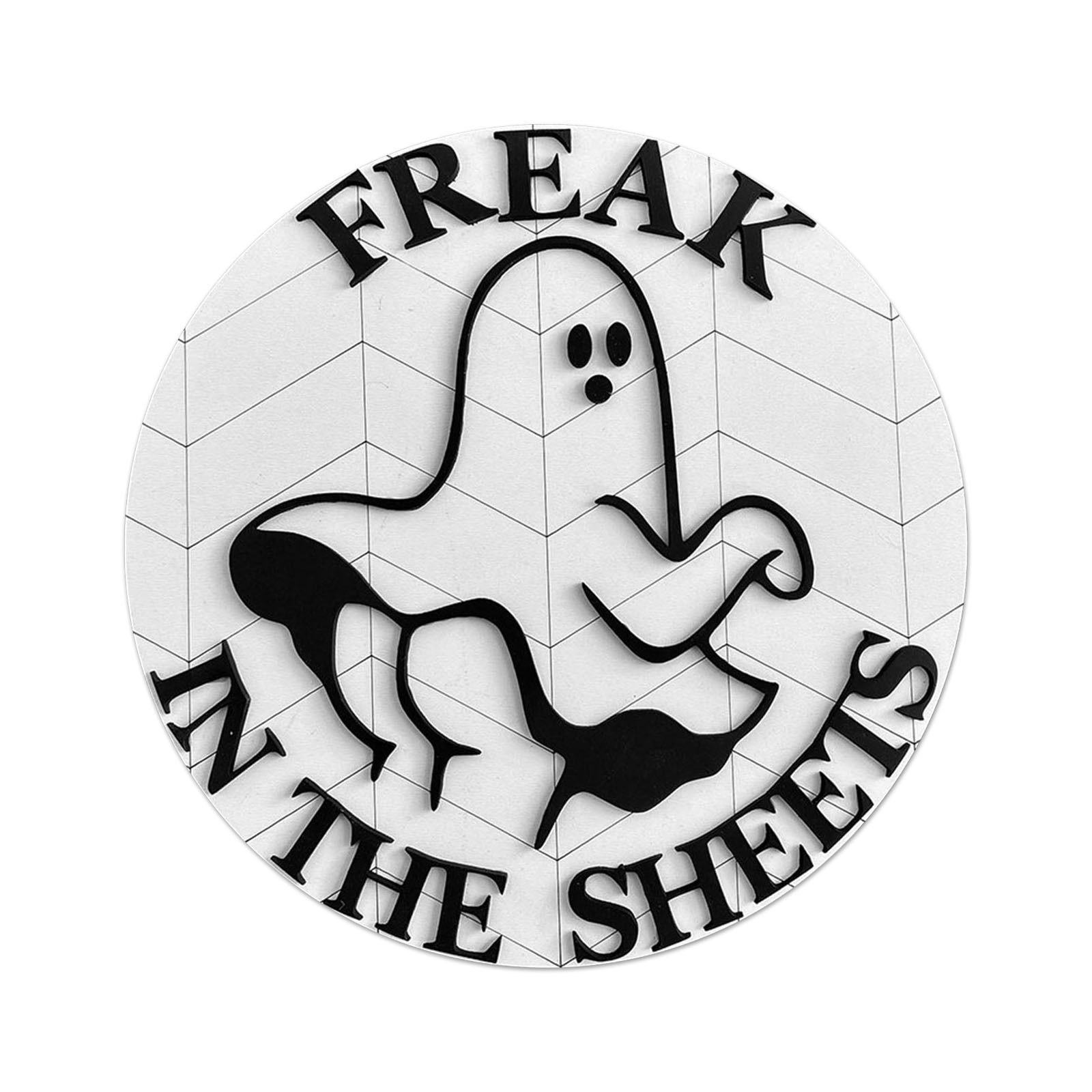 Wooden Halloween Door Sign Halloween Wall Sign for Halloween Party