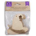 thumbnail image 1 of Wooden Halloween Ornaments Cutout - DIY Blank Unfinished Wood Witch Hat Shaped for Crafts Hanging Decoration Christmas Holiday Birthday Home Party Decor 8pcs with Twine Hanger, 1 of 6