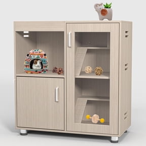 Photo inspiration: Fresh Look at Segmart Deluxe Wooden Hamster Cage With Storage Openable Top Front