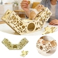 thumbnail image 1 of Wooden Hamster DIY Race Track Kit – Modular Exercise Activity Maze with Interlocking Channels, Small Pet Obstacle Course for Enrichment, 1 of 8